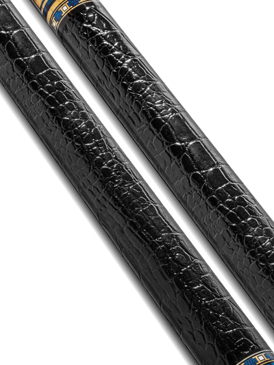 EVO Luna Sapphire Gate Leather Wrap Pool Cue