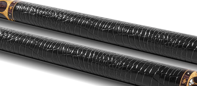 EVO Crown Series Ancient Oak Leather Wrap Pool Cue