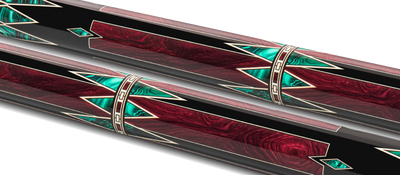 EVO MEG Crimson Jaw No Wrap Pool Cue
