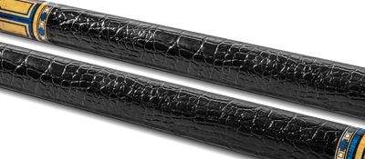 EVO Luna Sapphire Gate Leather Wrap Pool Cue