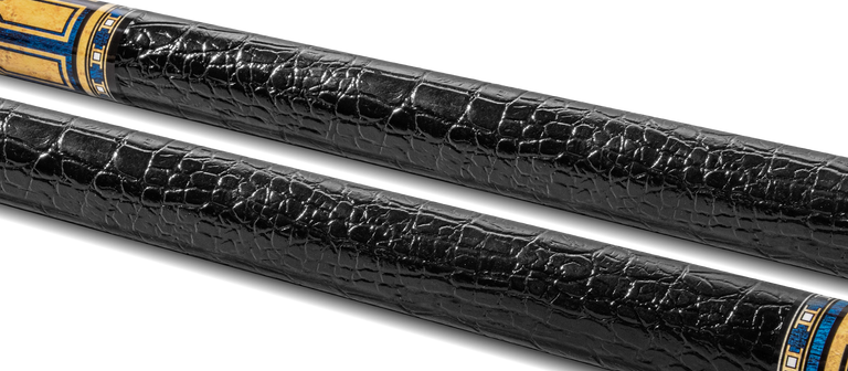 EVO Luna Sapphire Gate Leather Wrap Pool Cue