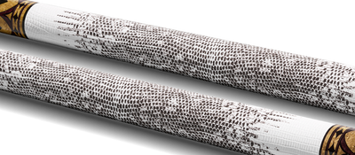 EVO Crown Royal Black Pool Cue with White Lizard Wrap