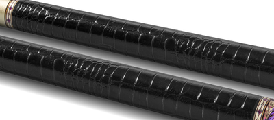EVO Beast Amethyst Lion Leather Wrap Pool Cue