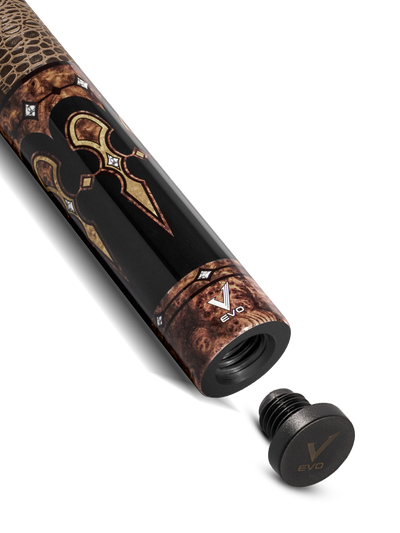 EVO Crown Monarch Blade Leather Wrap Pool Cue