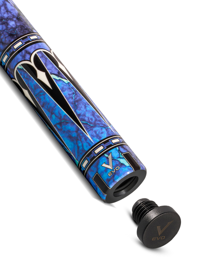 EVO Gemstone Skyflare No Wrap Pool Cue