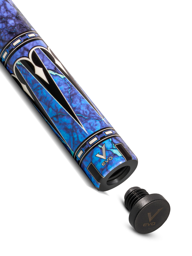 EVO Gemstone Skyflare No Wrap Pool Cue