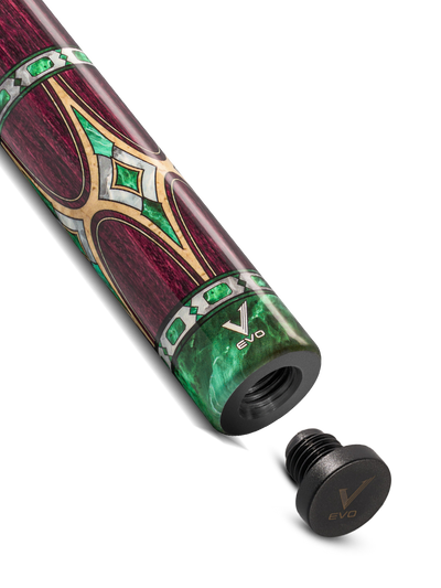 EVO Royale Garnet Crest No Wrap Pool Cue