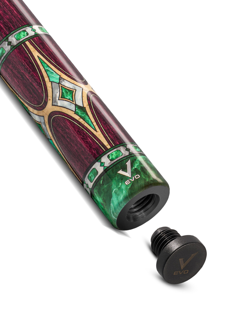 EVO Royale Garnet Crest No Wrap Pool Cue