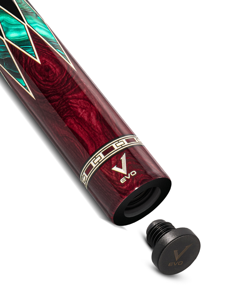 EVO MEG Crimson Jaw No Wrap Pool Cue
