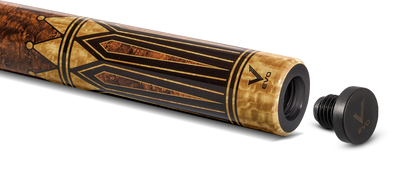 EVO Crystal Umber Crest No Wrap Pool Cue