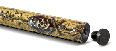 EVO Pirate Golden Plunder No Wrap Pool Cue