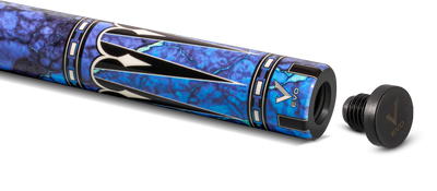 EVO Gemstone Skyflare No Wrap Pool Cue