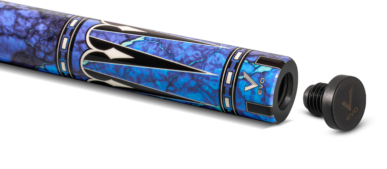 EVO Gemstone Skyflare No Wrap Pool Cue