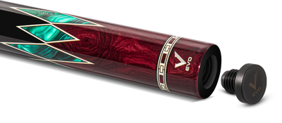 EVO MEG Crimson Jaw No Wrap Pool Cue
