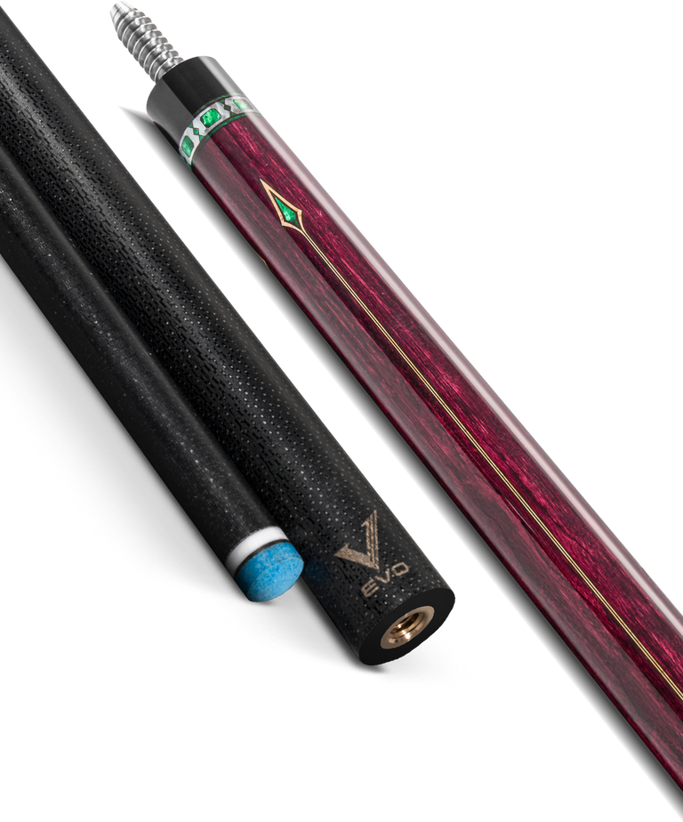 EVO Royale Garnet Crest No Wrap Pool Cue