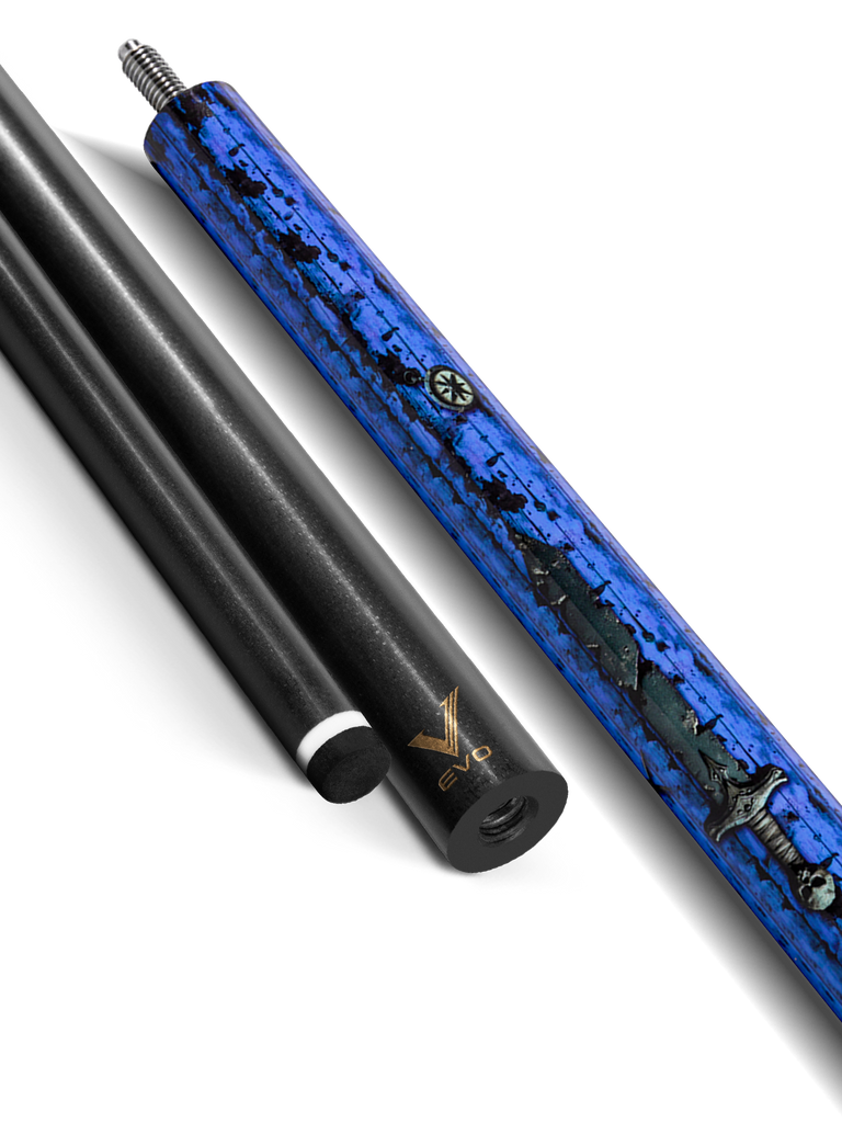 EVO Pirate Sea Wrath No Wrap Pool Cue