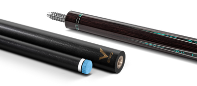 EVO Luna Malachite Eclipse Leather Wrap Pool Cue