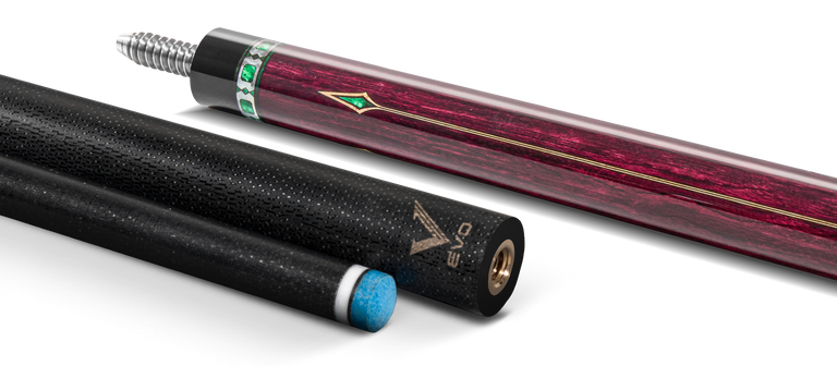 EVO Royale Garnet Crest No Wrap Pool Cue