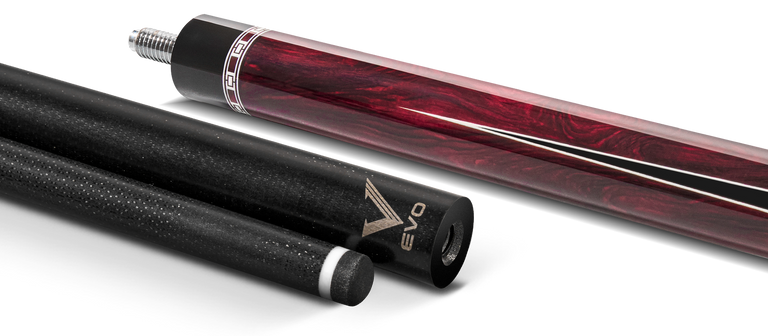 EVO MEG Crimson Jaw No Wrap Pool Cue