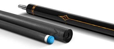 EVO Crown Royal Black Pool Cue with Black Crocodile Wrap
