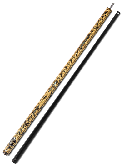 EVO Pirate Golden Plunder No Wrap Pool Cue