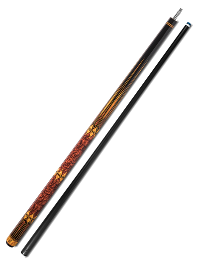 EVO Crystal Umber Crest No Wrap Pool Cue