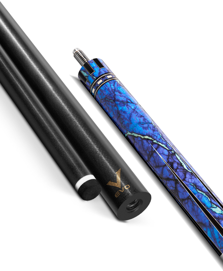 EVO Gemstone Skyflare No Wrap Pool Cue