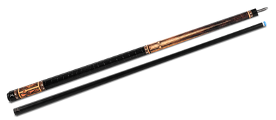 EVO Luna Golden Crest Leather Wrap Pool Cue