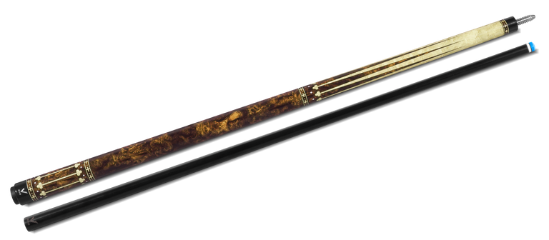 EVO Royale Gilded Oak No Wrap Pool Cue