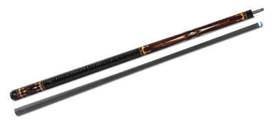 EVO Crown Series Ancient Oak Leather Wrap Pool Cue