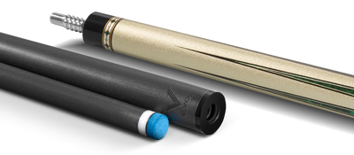 EVO Beast Emerald Cobra Leather Wrap Pool Cue