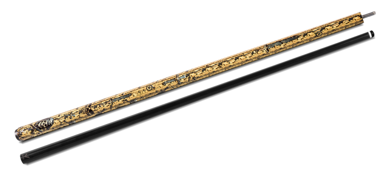 EVO Pirate Golden Plunder No Wrap Pool Cue