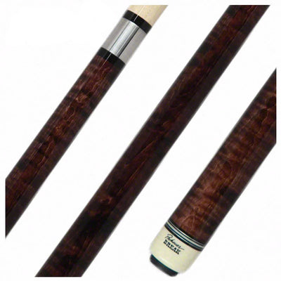 Pechauer Rosewood Stained Curly Maple Break Cue - PCMBK