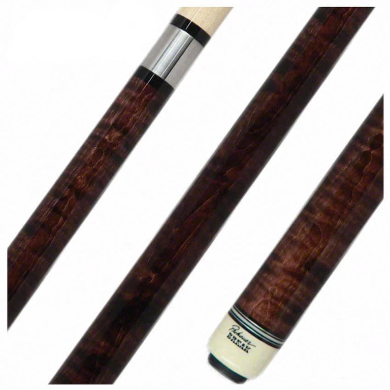 Pechauer Rosewood Stained Curly Maple Break Cue - PCMBK