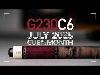 McDermott Purpleheart with Gray Maple No Wrap Cue of the Month with G-Core Shaft