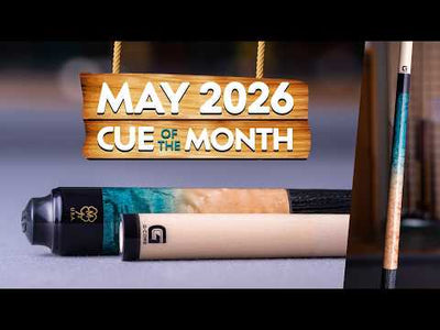 McDermott Beach Ombre Stained Maple Cue of the Month with G-Core Shaft