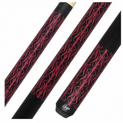 Rage Black and Pink Pool Cue - RG111