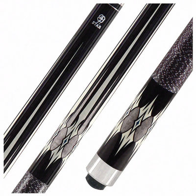 Star Black 10 Point Design Cue - S51