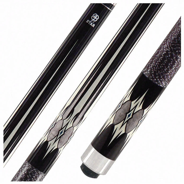 Star Black 10 Point Design Cue - S51