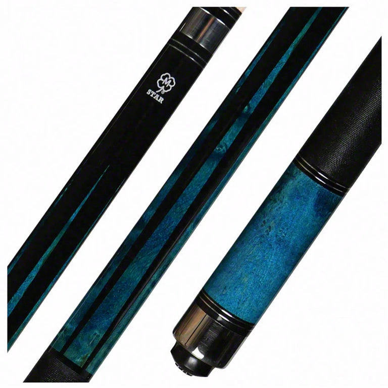 Star Black and Blue 6 Point Cue - S74