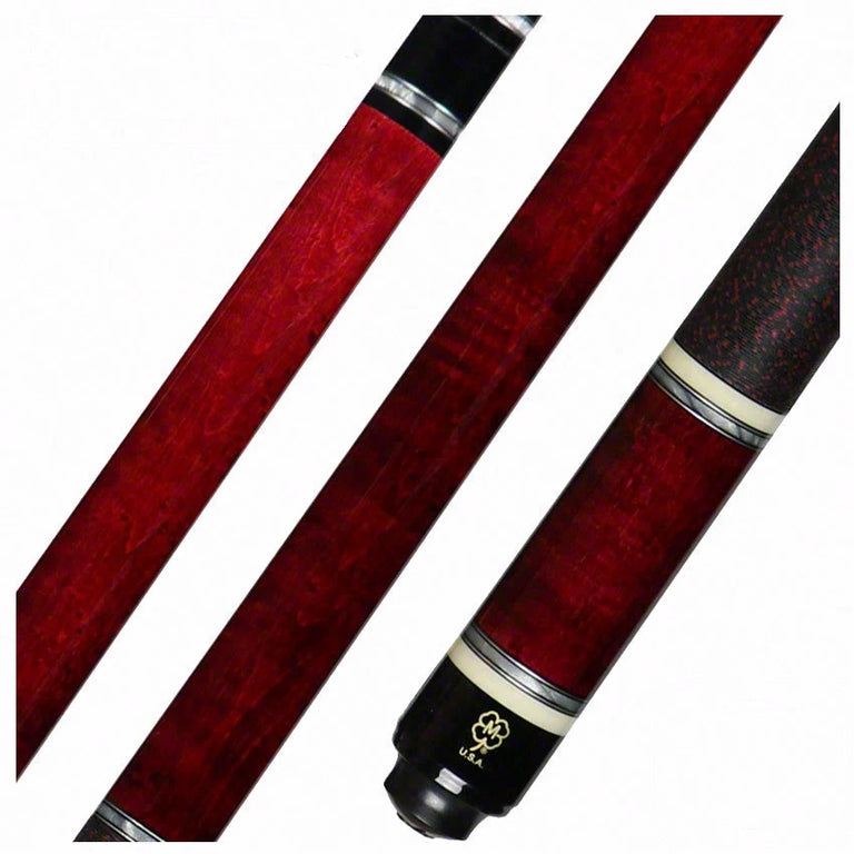 McDermott Select Series Burgundy Stained Birdseye Maple Pool Cue - SL01