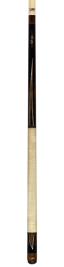 Longoni Niels Feijen Curly Flame Pool Cue with S30 American 12.8mm Maple Shaft - LG24573