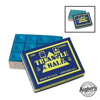 Triangle Billiard Chalk - 1 Dozen