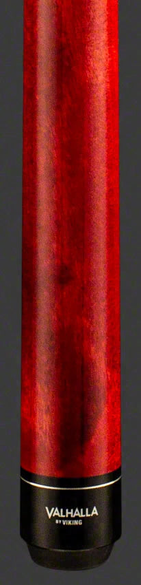 Valhalla Series VA104 Red Pool Cue No-Wrap