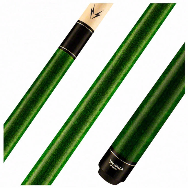 Valhalla Series VA105 Green Pool Cue No-Wrap