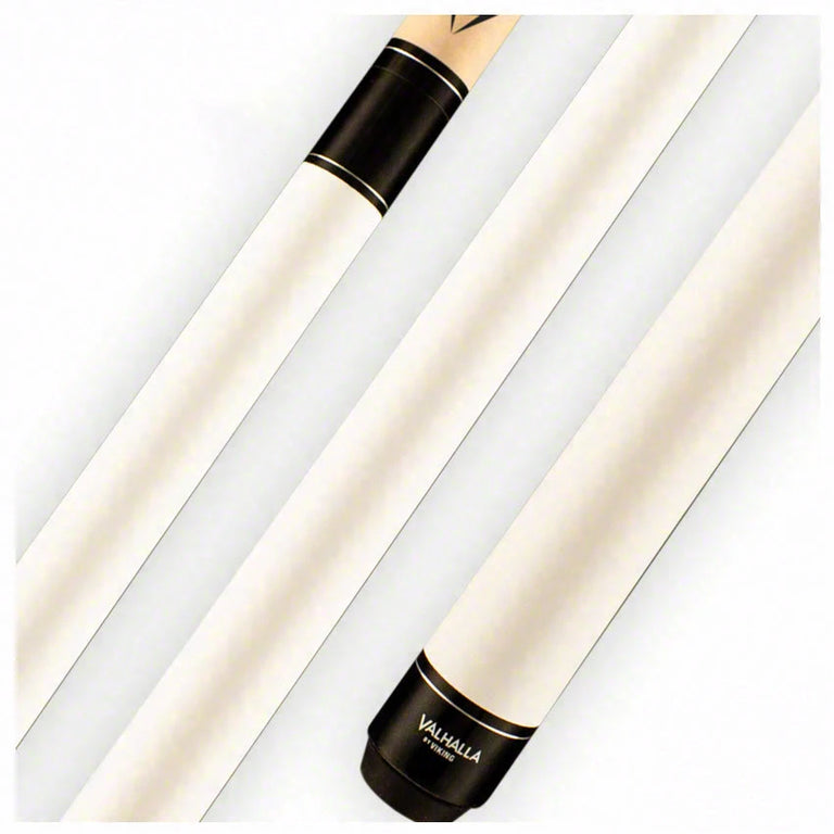 Valhalla Series VA108 White Pool Cue No-Wrap