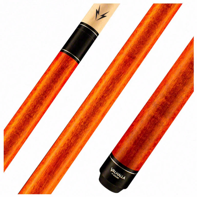 Valhalla Series VA109 Orange Pool Cue No-Wrap