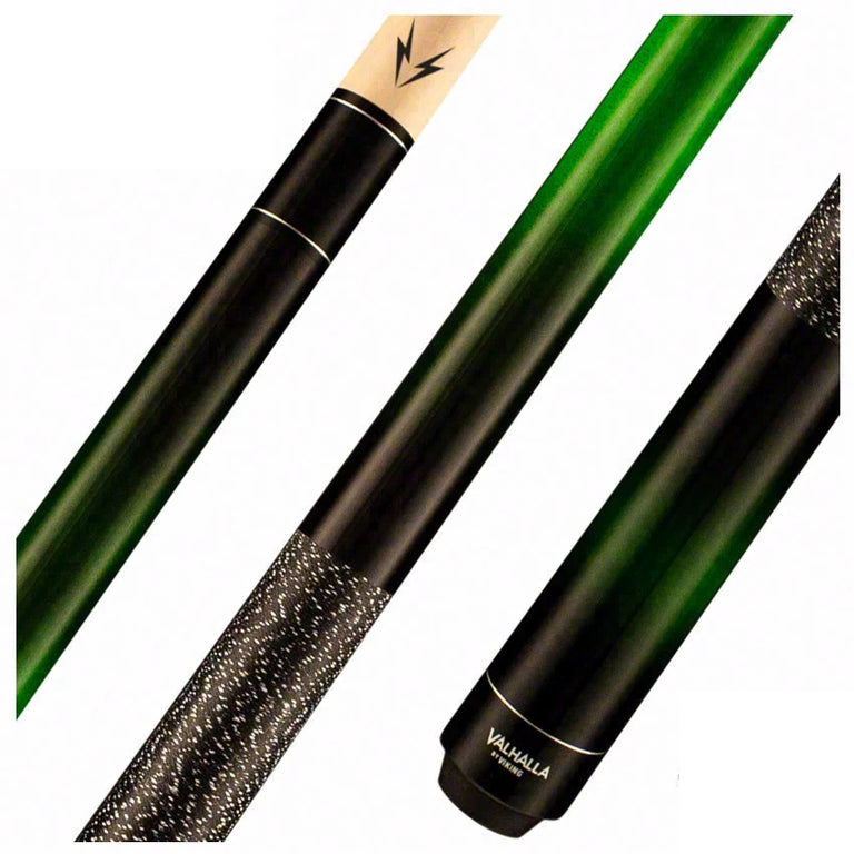 Valhalla Series VA237 Green Faded European Stain Pool Cue