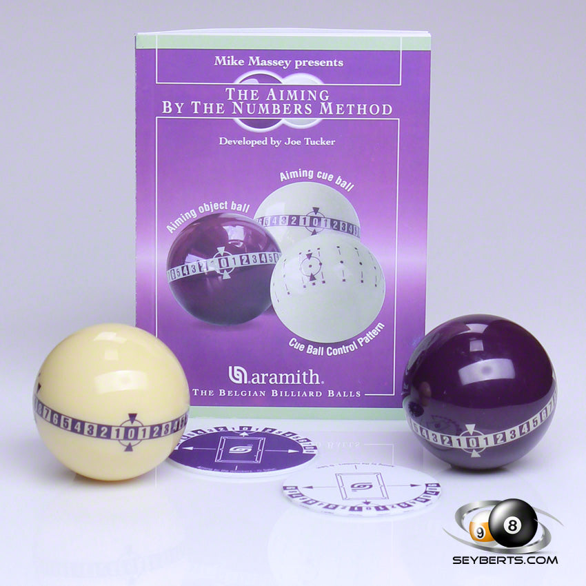 Pool Practice Aid | Aramith Aiming By Numbers Pool Practice Balls