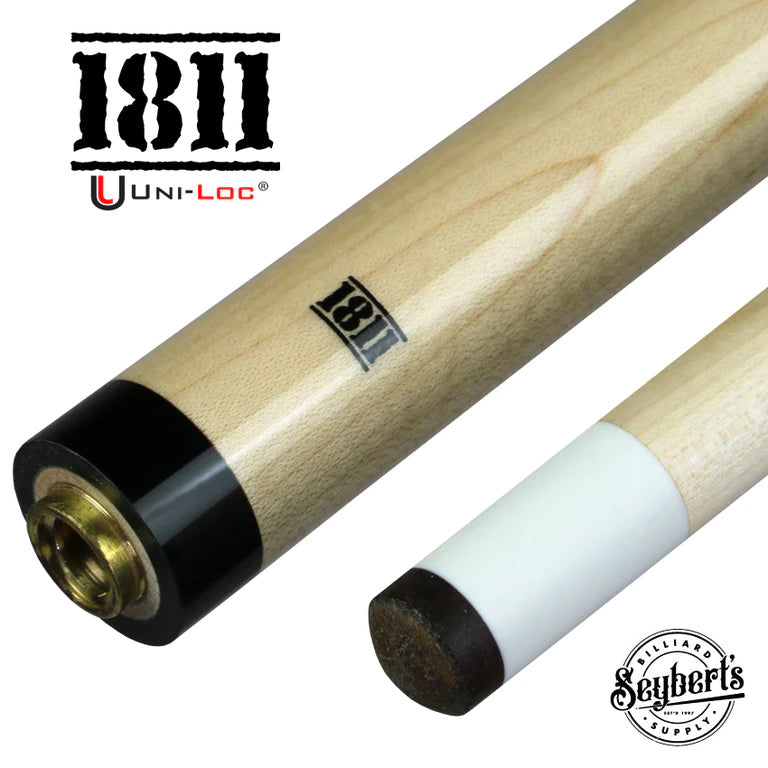 1811 12.75mm Maple Shaft Uni-Loc Thick Black Collar